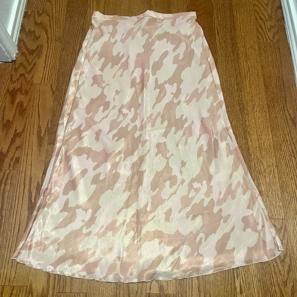 Free People - Kendall Blush and Metallic Skirt